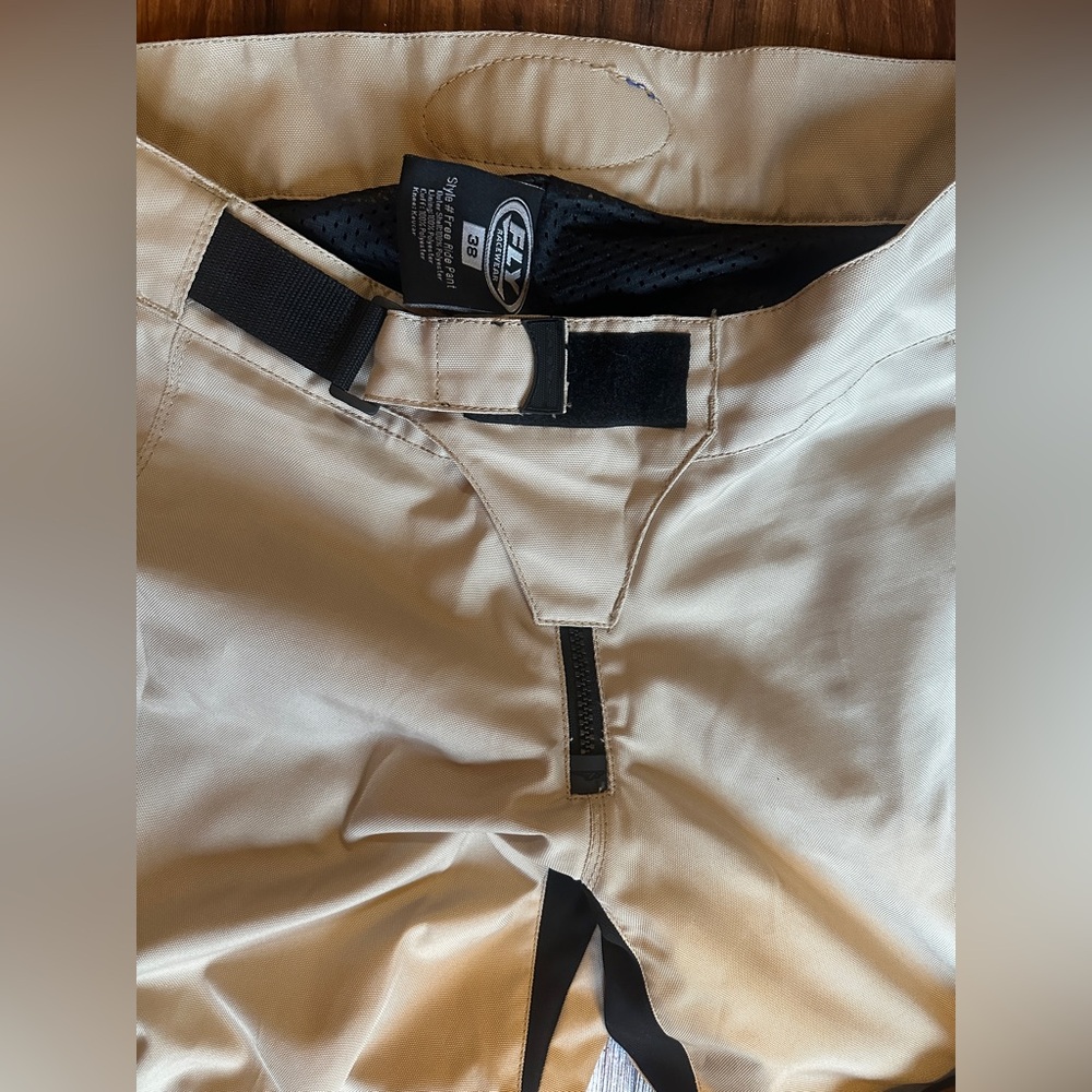 FLY Racing Free Ride Zip Khaki Riding Pants - Picture 5 of 6